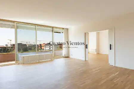Sala d'estar de Pis de lloguer en Barcelona amb Aire condicionat, Calefacció i Parquet