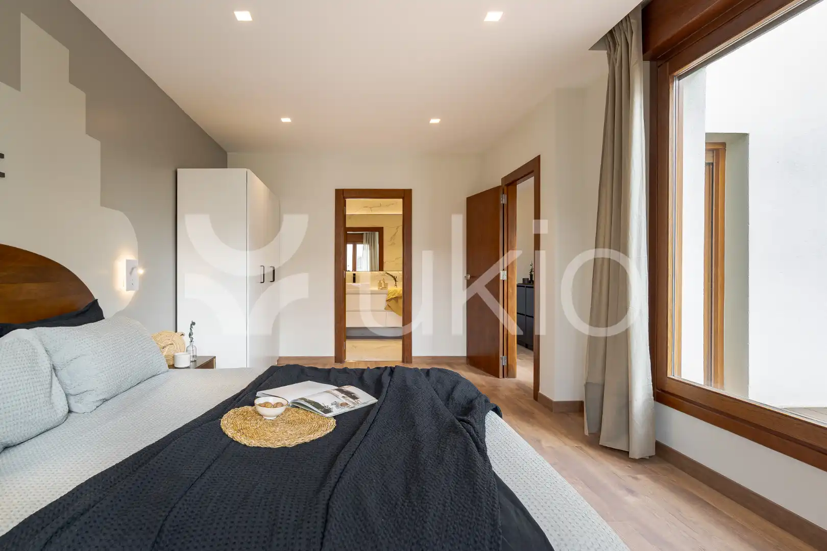 Habitación de Apartamento de alquiler en Madrid con Aire acondicionado, Calefacción y Terraza