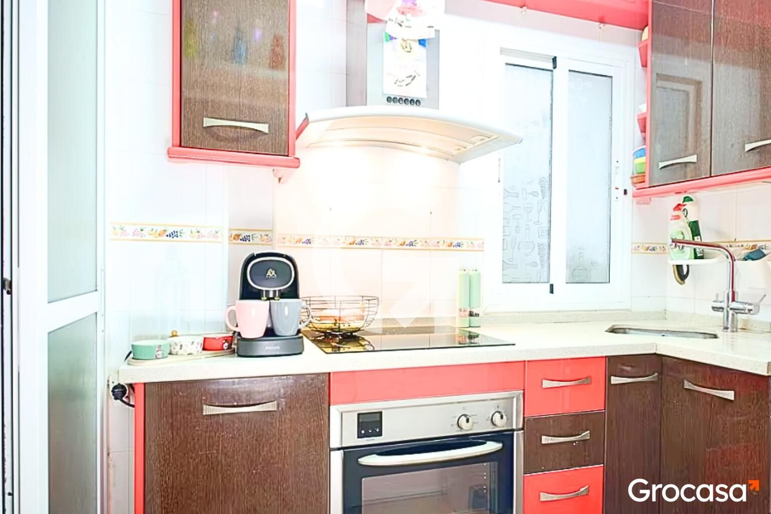 Kitchen of Flat for sale in Vilanova i la Geltrú  with Heating and Balcony