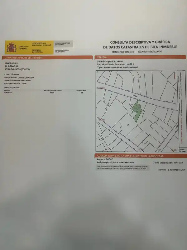 Finca rústica en venta en Sonseca