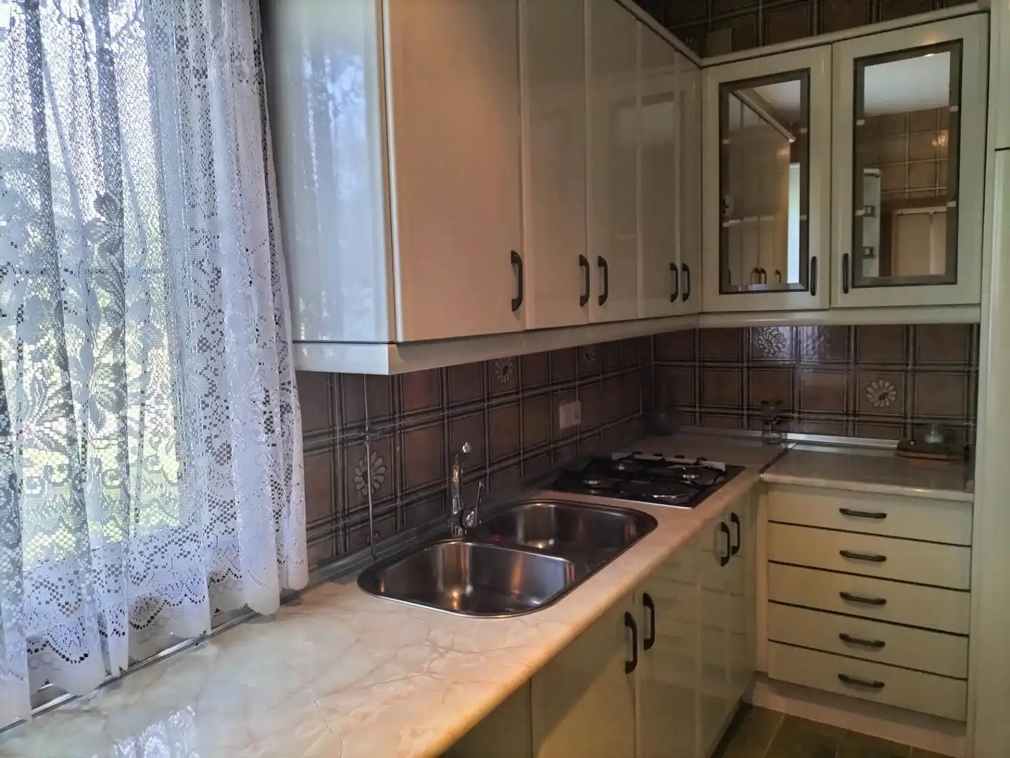 Cocina de Finca rústica en venta en Palencia con Calefacción, Jardín privado y Parquet