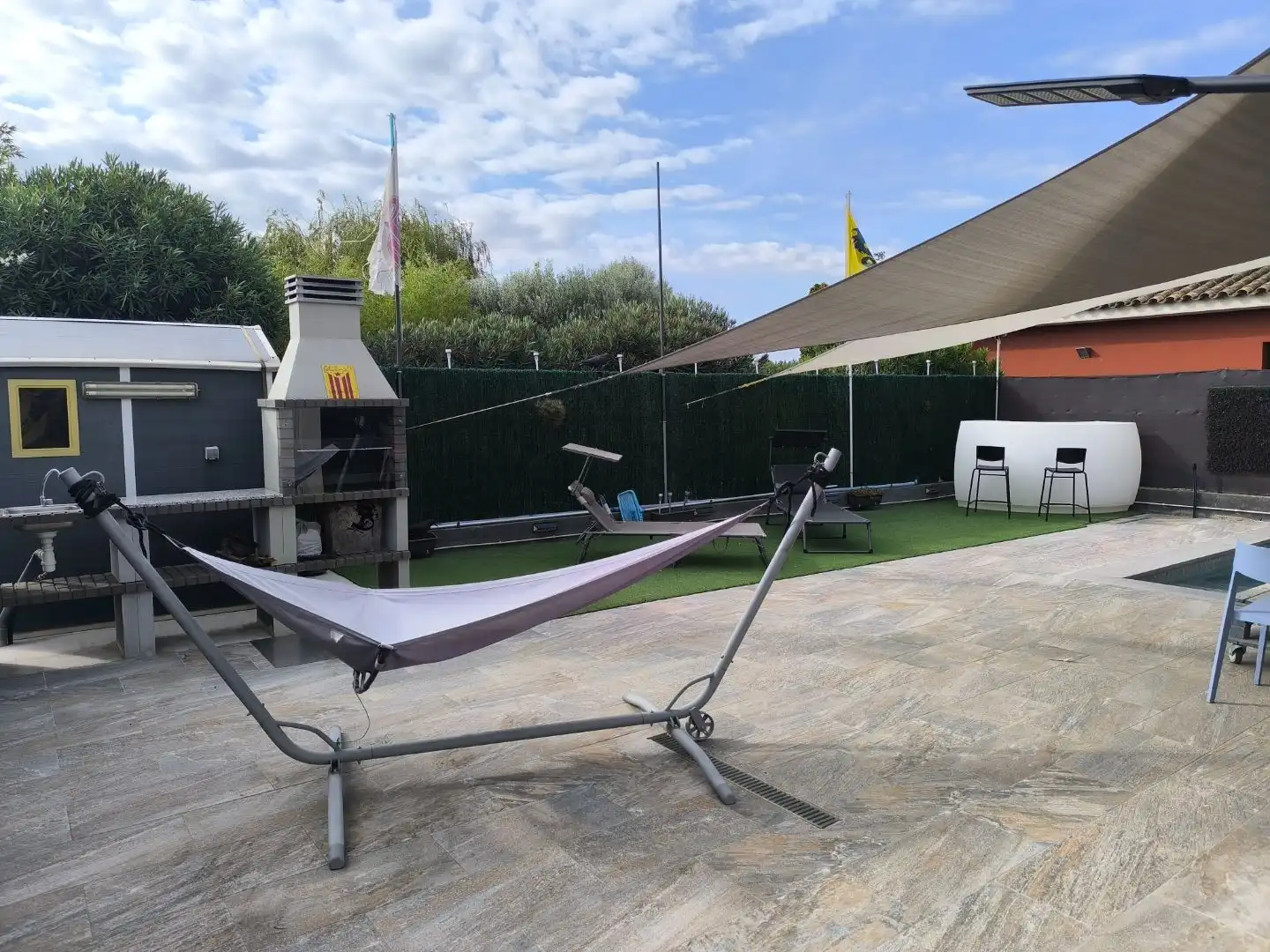 Terrassa de Casa o xalet en venda en L'Armentera amb Aire condicionat, Terrassa i Piscina