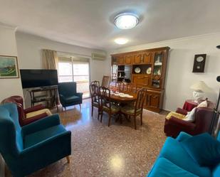 Dining room of Flat to rent in  Valencia Capital  with Air Conditioner, Furnished and Balcony