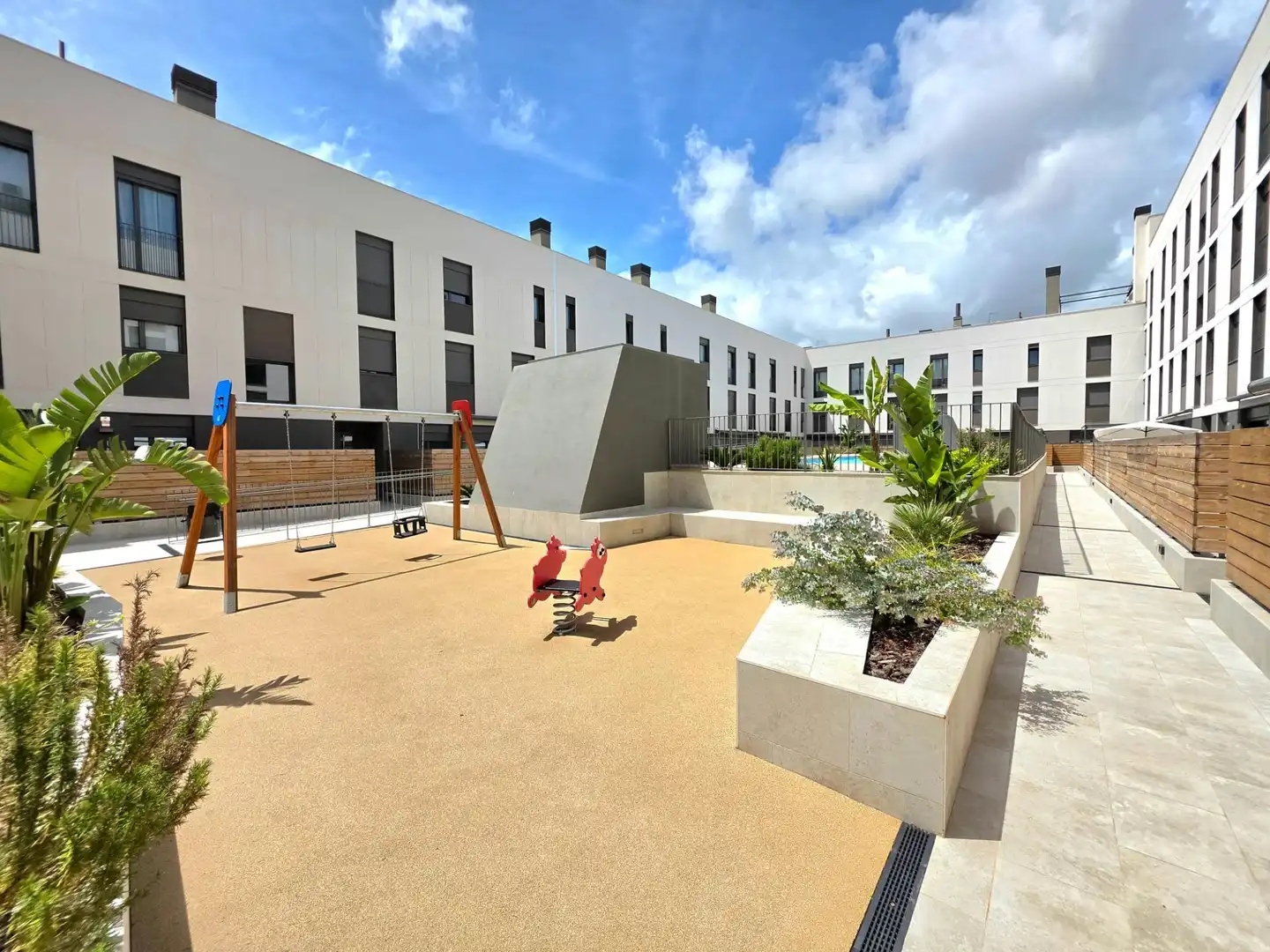 Terrassa de Pis de lloguer en  Palma de Mallorca amb Aire condicionat, Jardí privat i Parquet