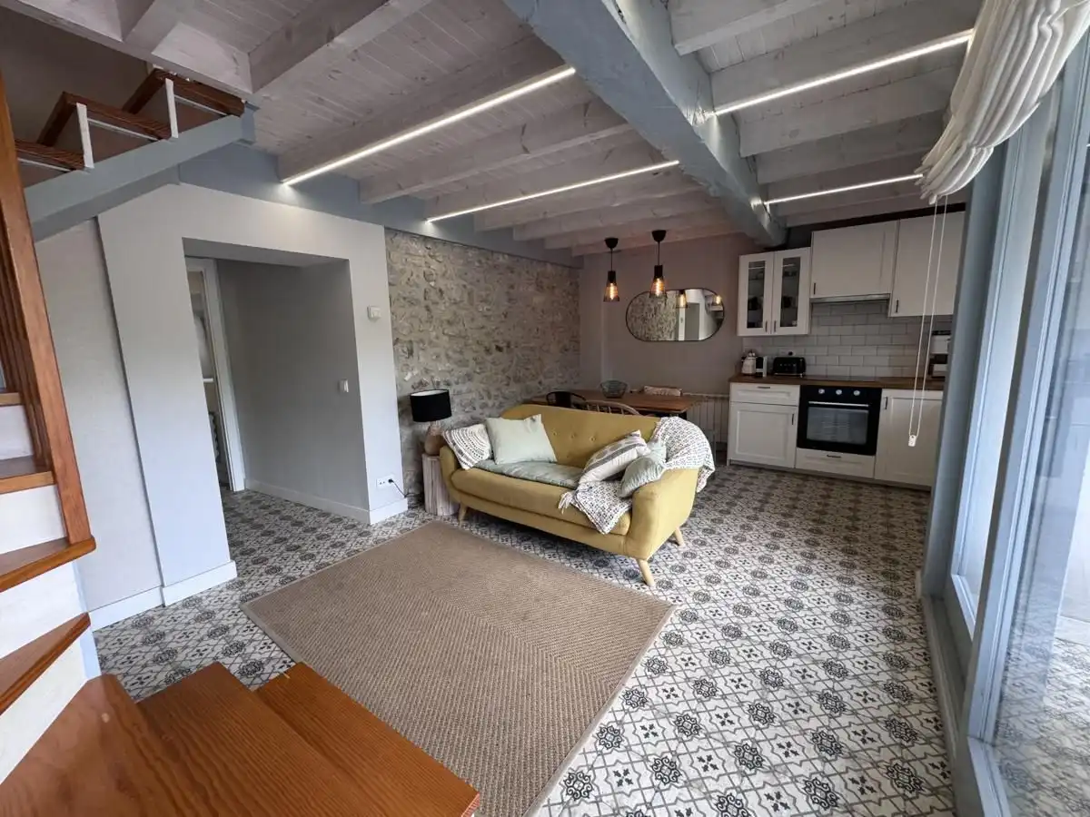 Living room of Detached homes for sale in Llanes  with Heating, Terrace and Furnished