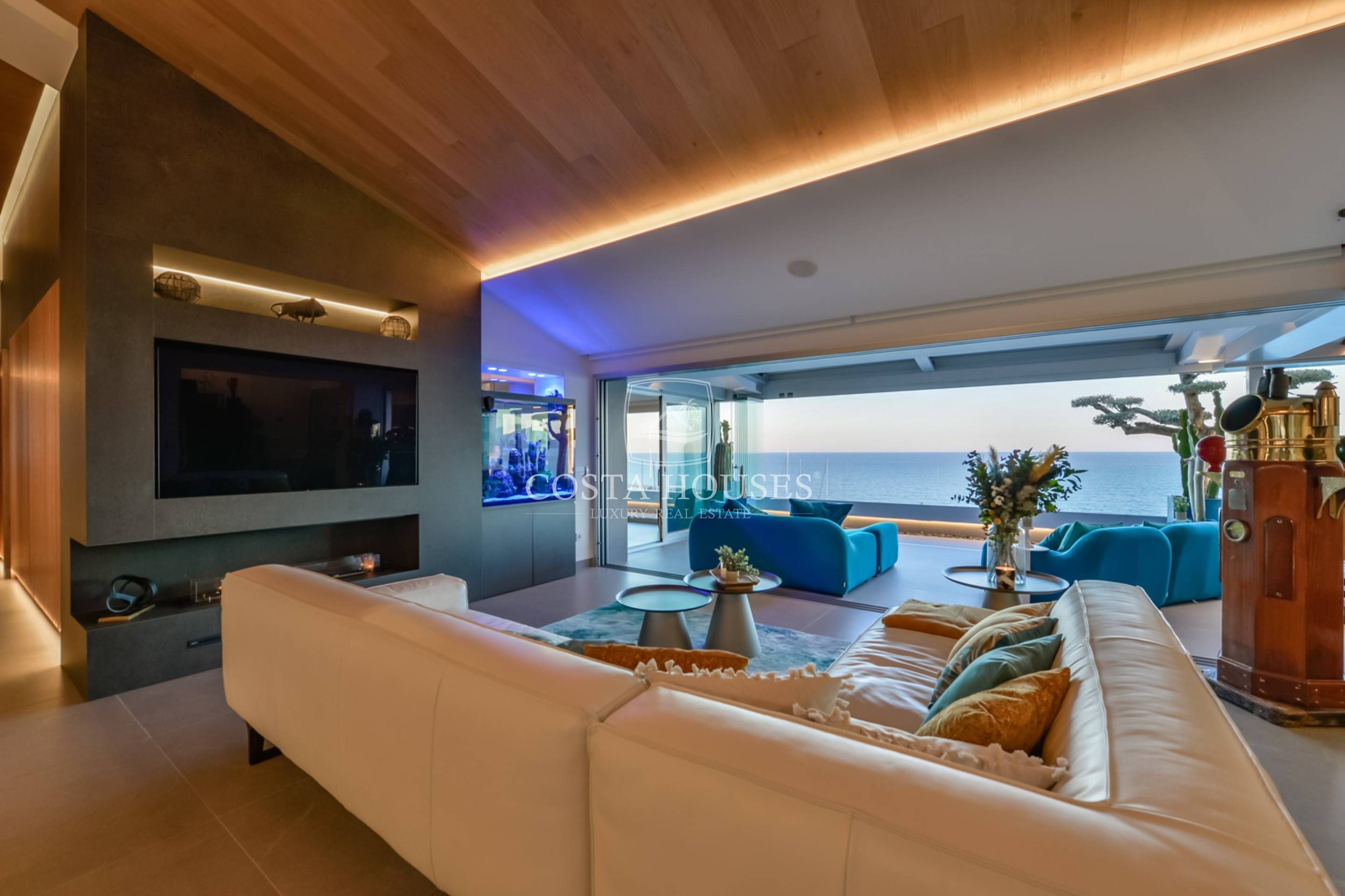 Sala d'estar de Àtic en venda en Altea amb Aire condicionat, Calefacció i Terrassa