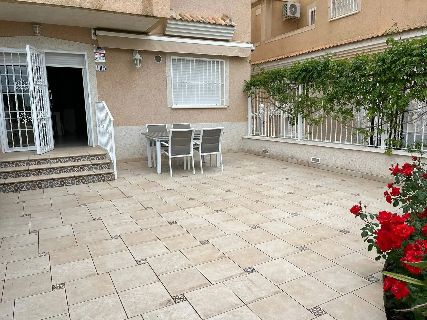 Terrassa de Apartament en venda en Los Alcázares amb Aire condicionat, Calefacció i Jardí privat