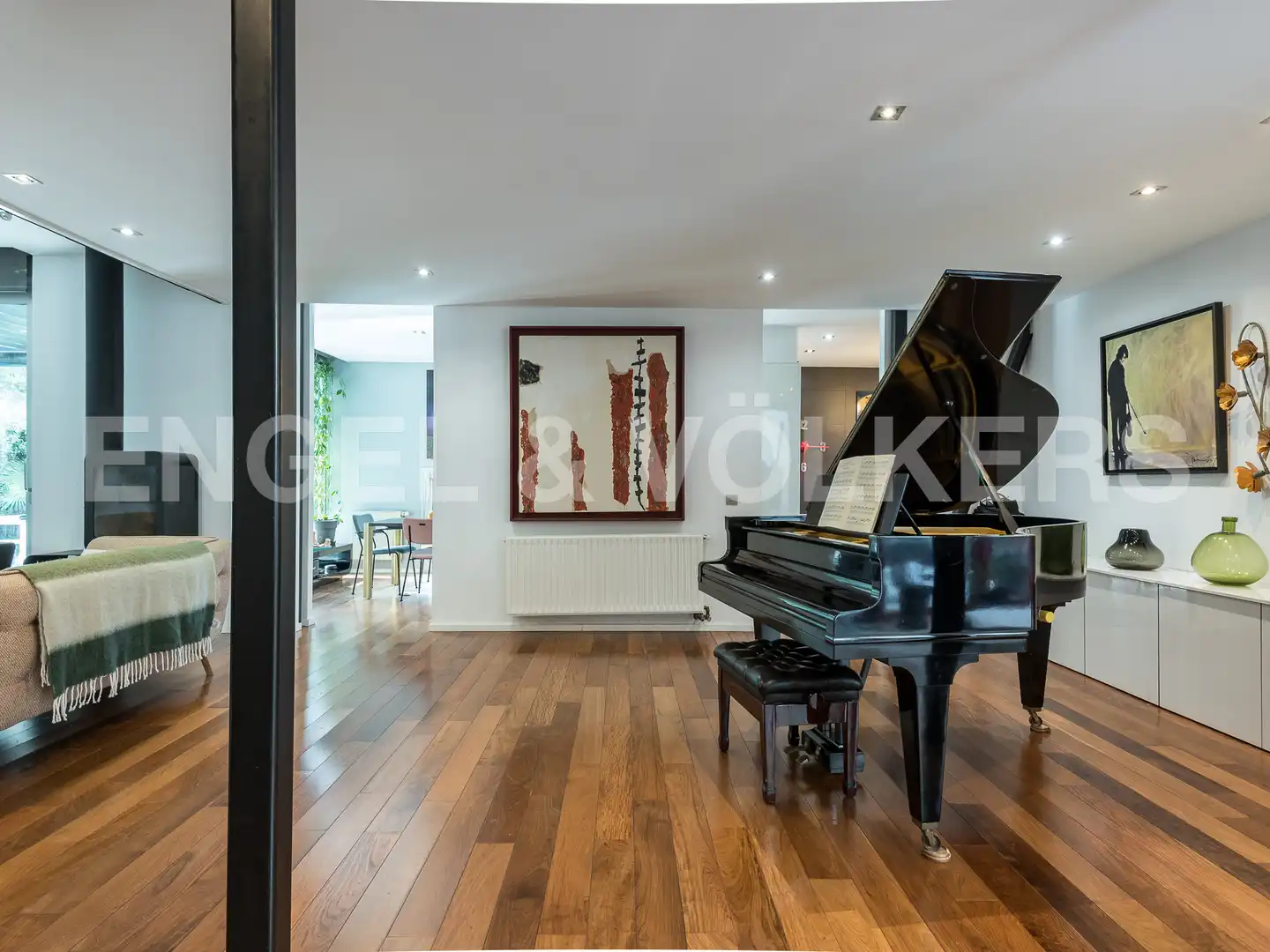Sala de estar de Casa o chalet en venta en Barcelona con Aire acondicionado, Calefacción y Jardín privado