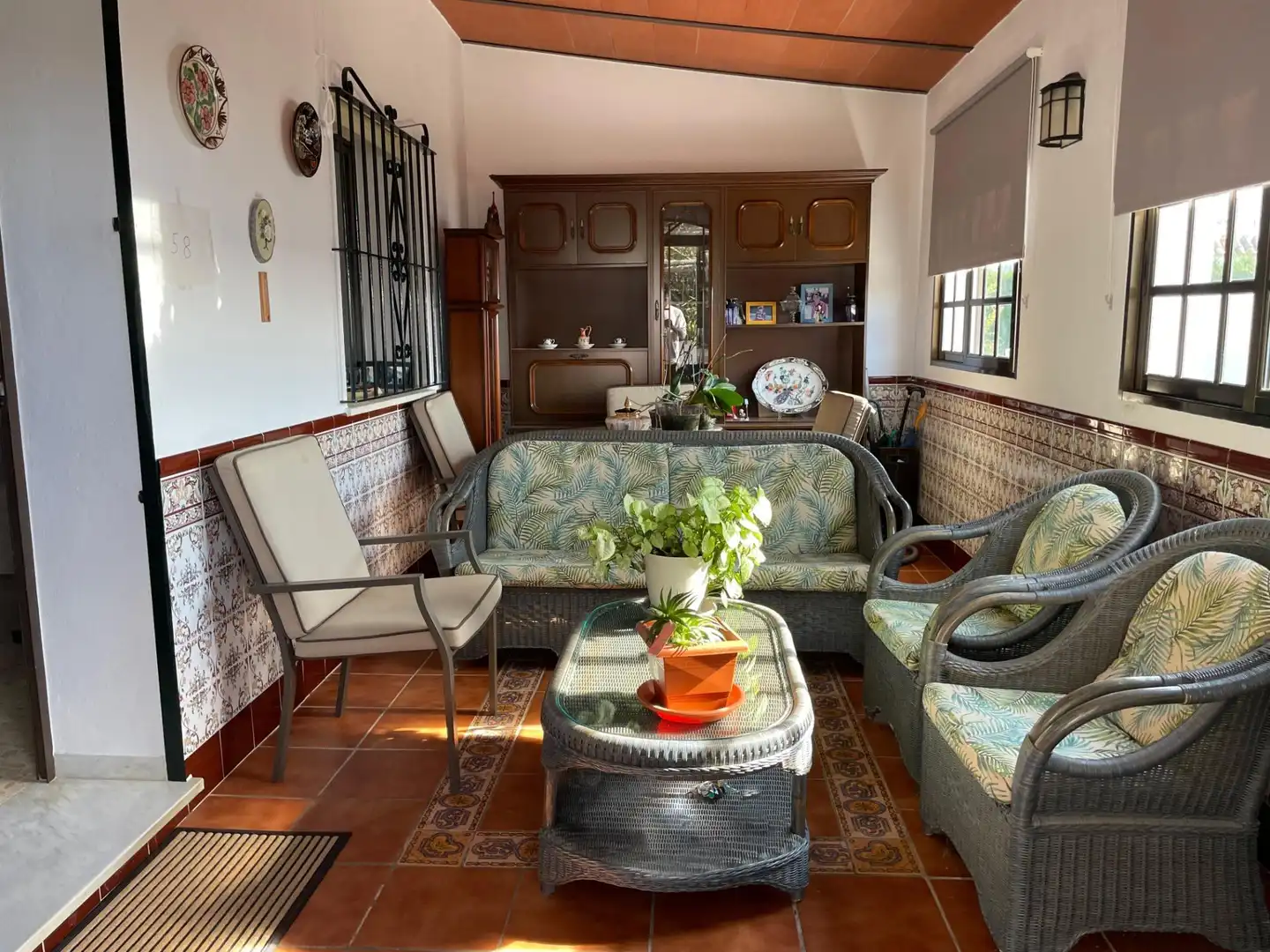 Terrassa de Finca rústica en venda en Tarifa amb Aire condicionat, Calefacció i Jardí privat