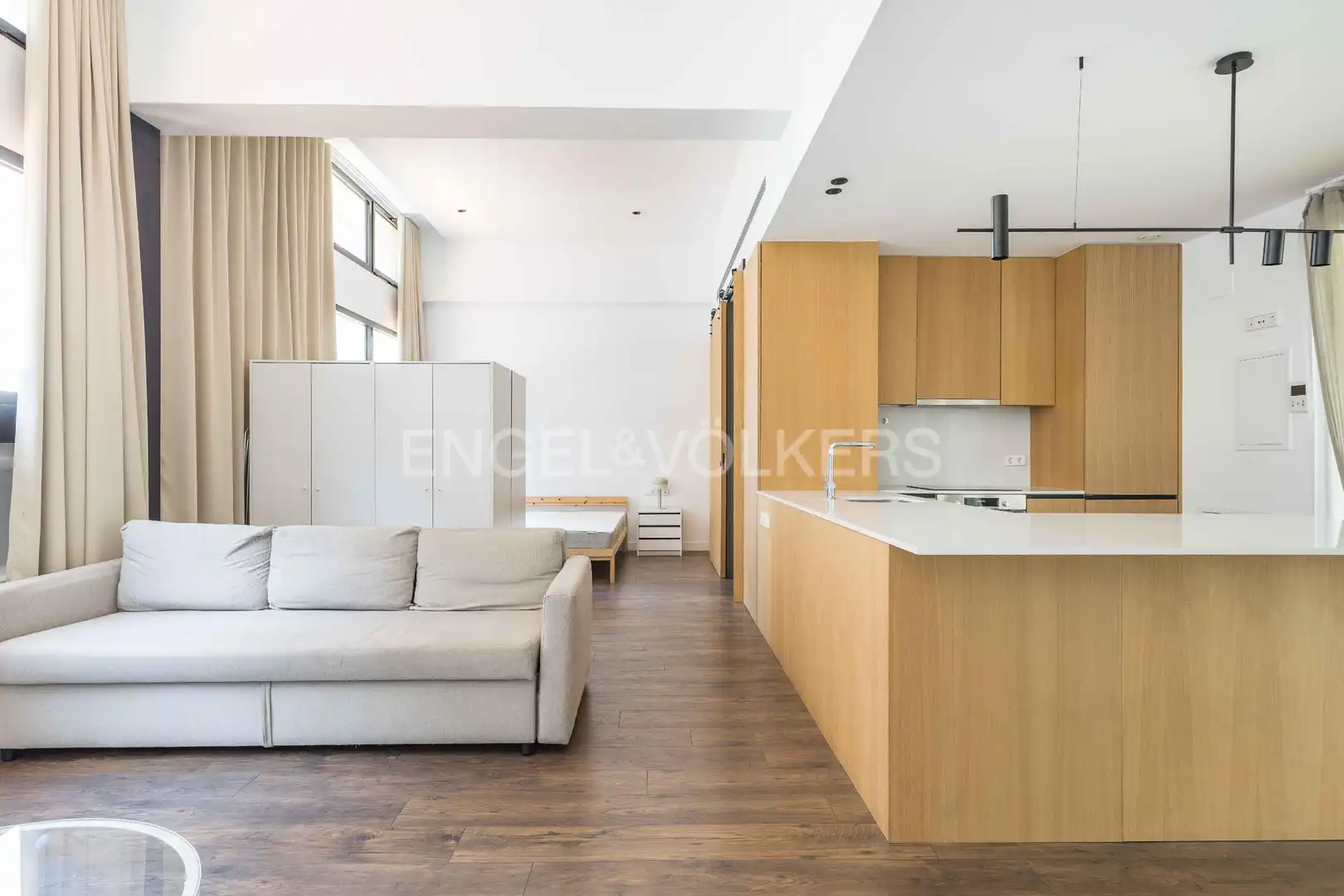 Sala de estar de Ático en venta en Barcelona con Calefacción