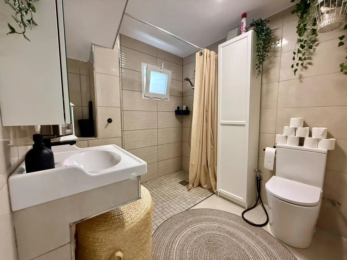Baño de Casa o chalet en venta en Sober con Jardín privado, Piscina y Amueblado