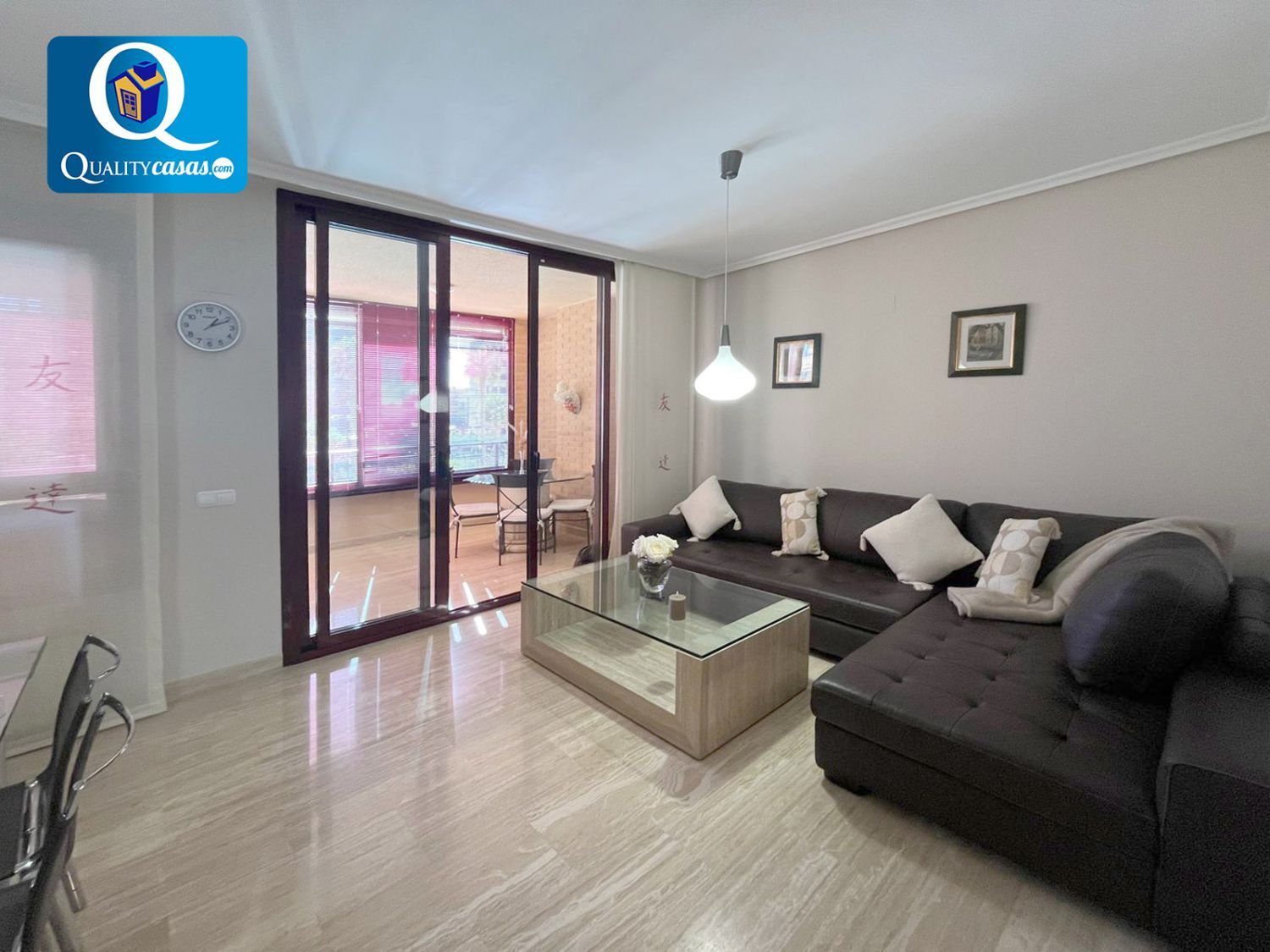 Living room of Flat to rent in Alicante / Alacant  with Air Conditioner, Heating and Terrace