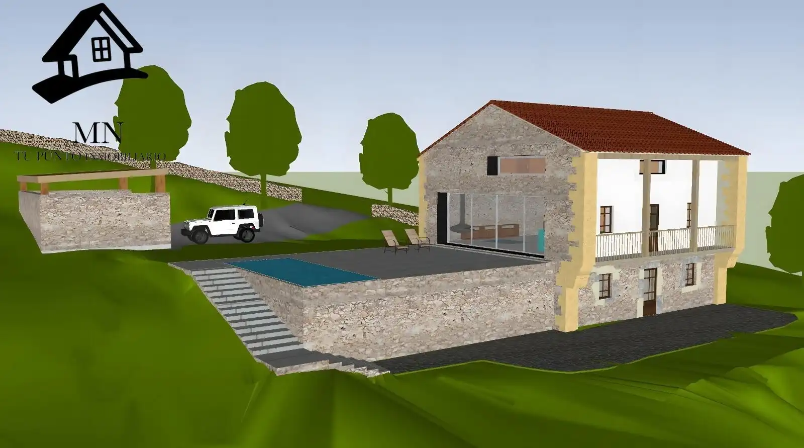 Finca rústica en venda en Villacarriedo amb Jardí privat