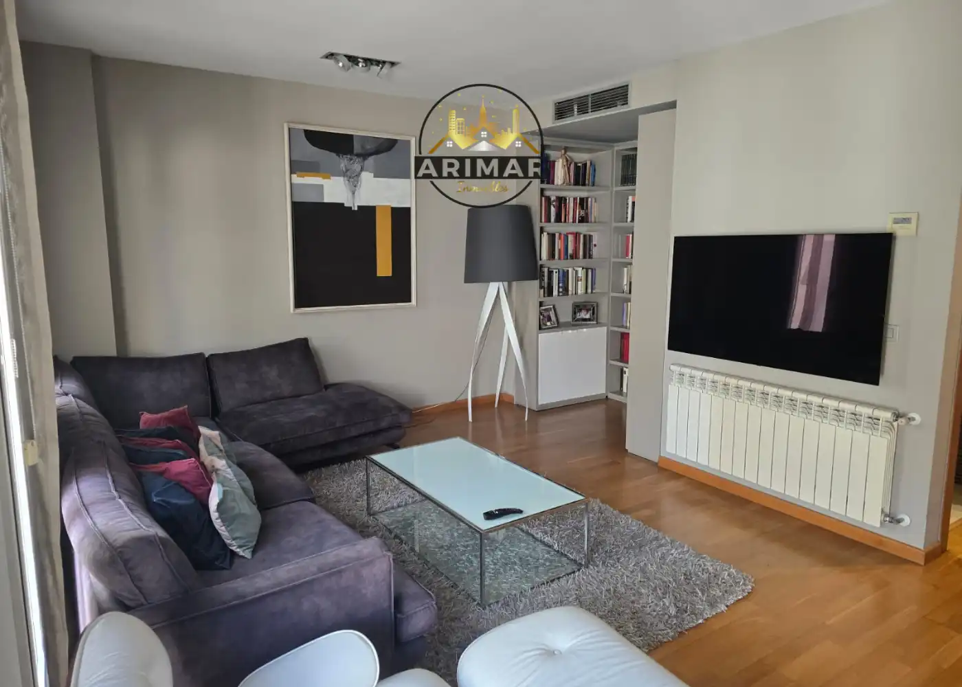 Sala d'estar de Casa adosada en venda en Castellón de la Plana / Castelló de la Plana amb Aire condicionat, Calefacció i Jardí privat