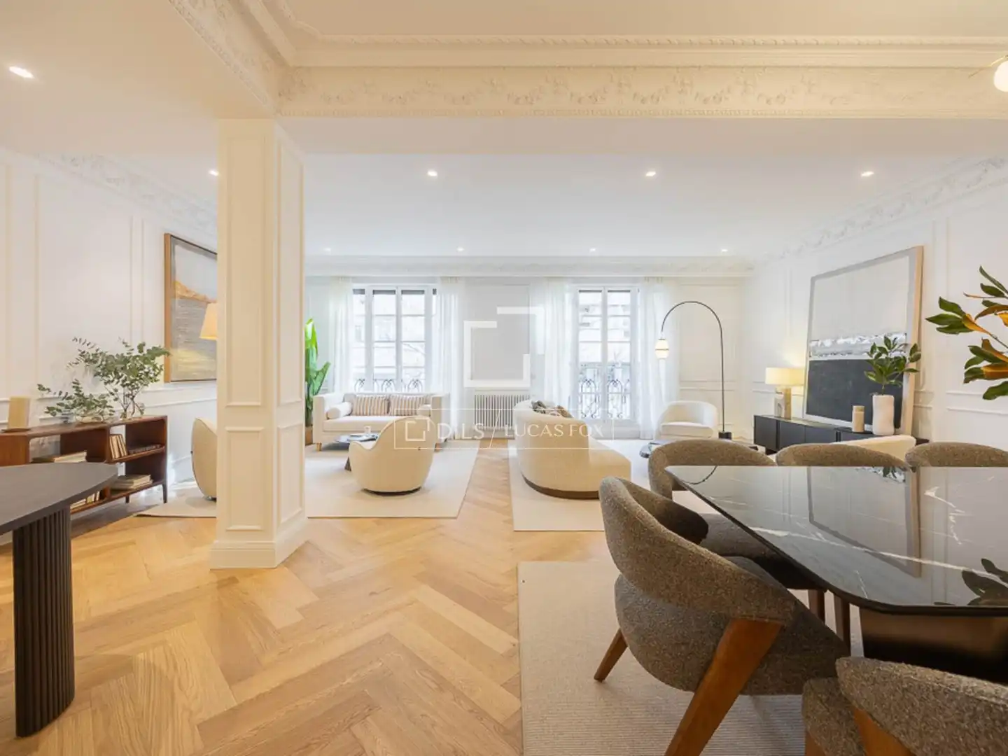 Sala d'estar de Pis en venda en Madrid amb Aire condicionat, Calefacció i Parquet