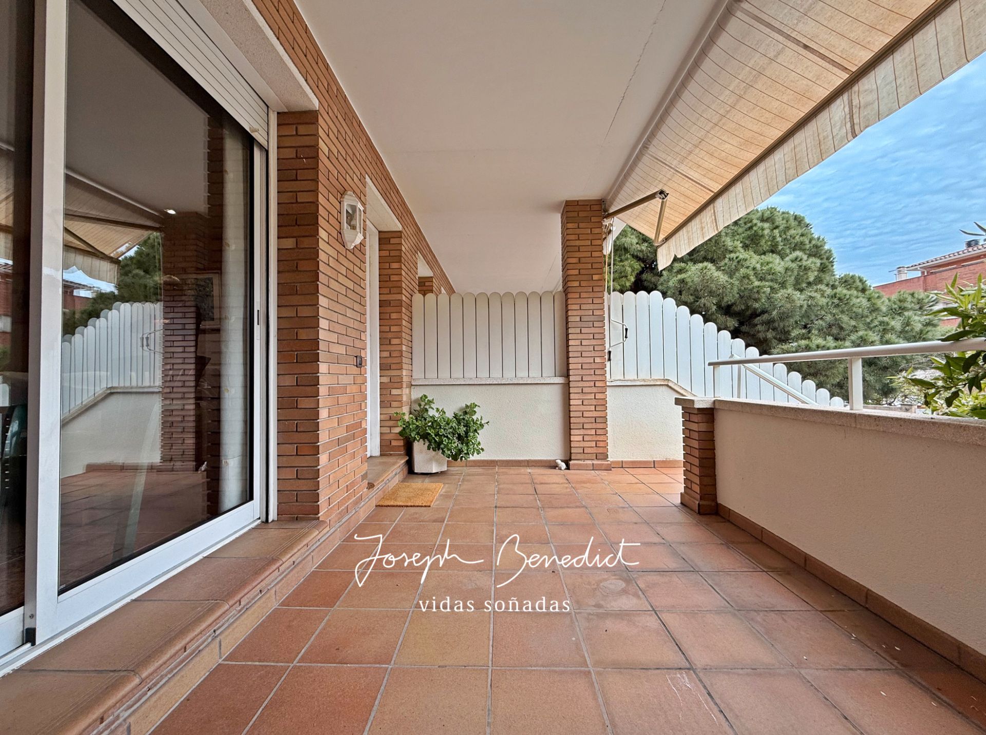 Terrace of Single-family semi-detached for sale in Castelldefels  with Air Conditioner, Heating and Private garden
