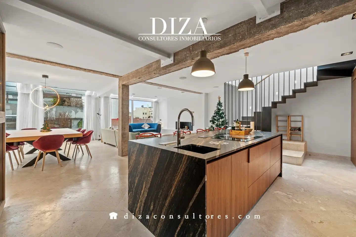 Kitchen of Attic for sale in Madrid  with Air Conditioner, Terrace and Storage room