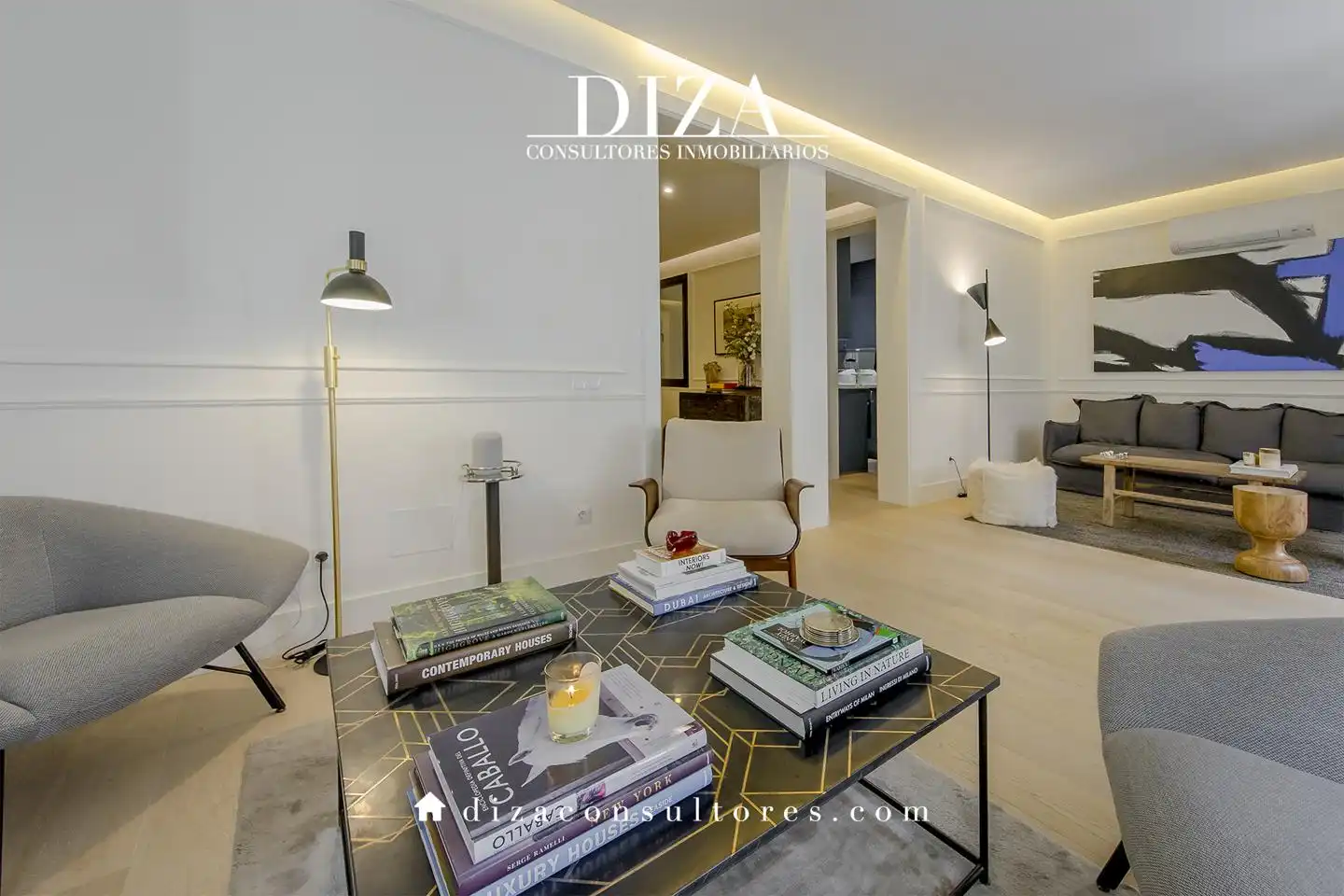 Living room of Apartments for sale in Madrid  with Air Conditioner and Heating
