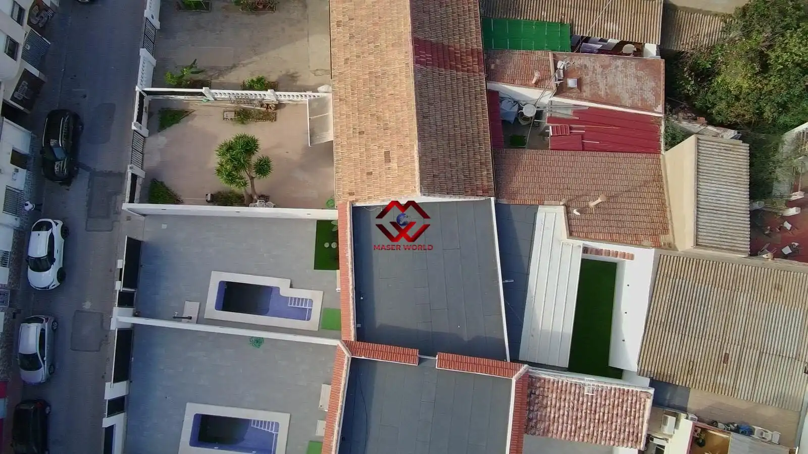 Vista exterior de Casa adosada en venta en San Javier con Terraza, Trastero y Piscina