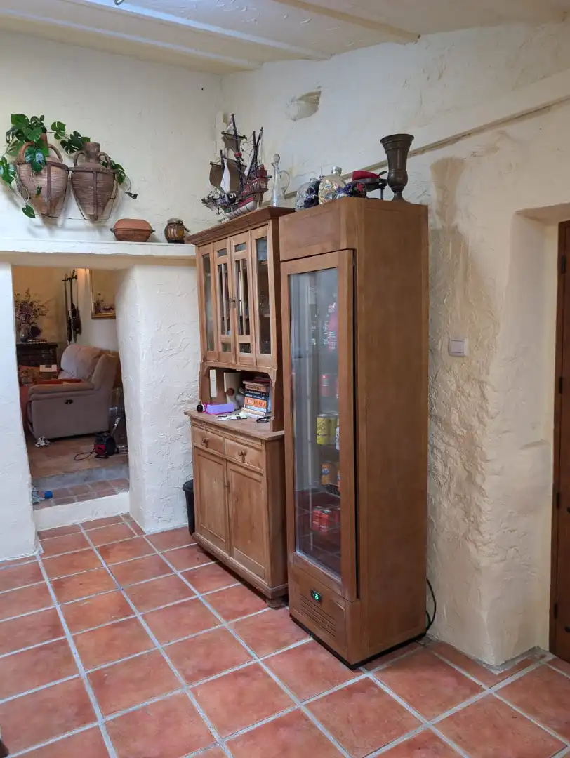 Küche von Country house zum Verkauf in El Perelló mit Heizung und Balkon
