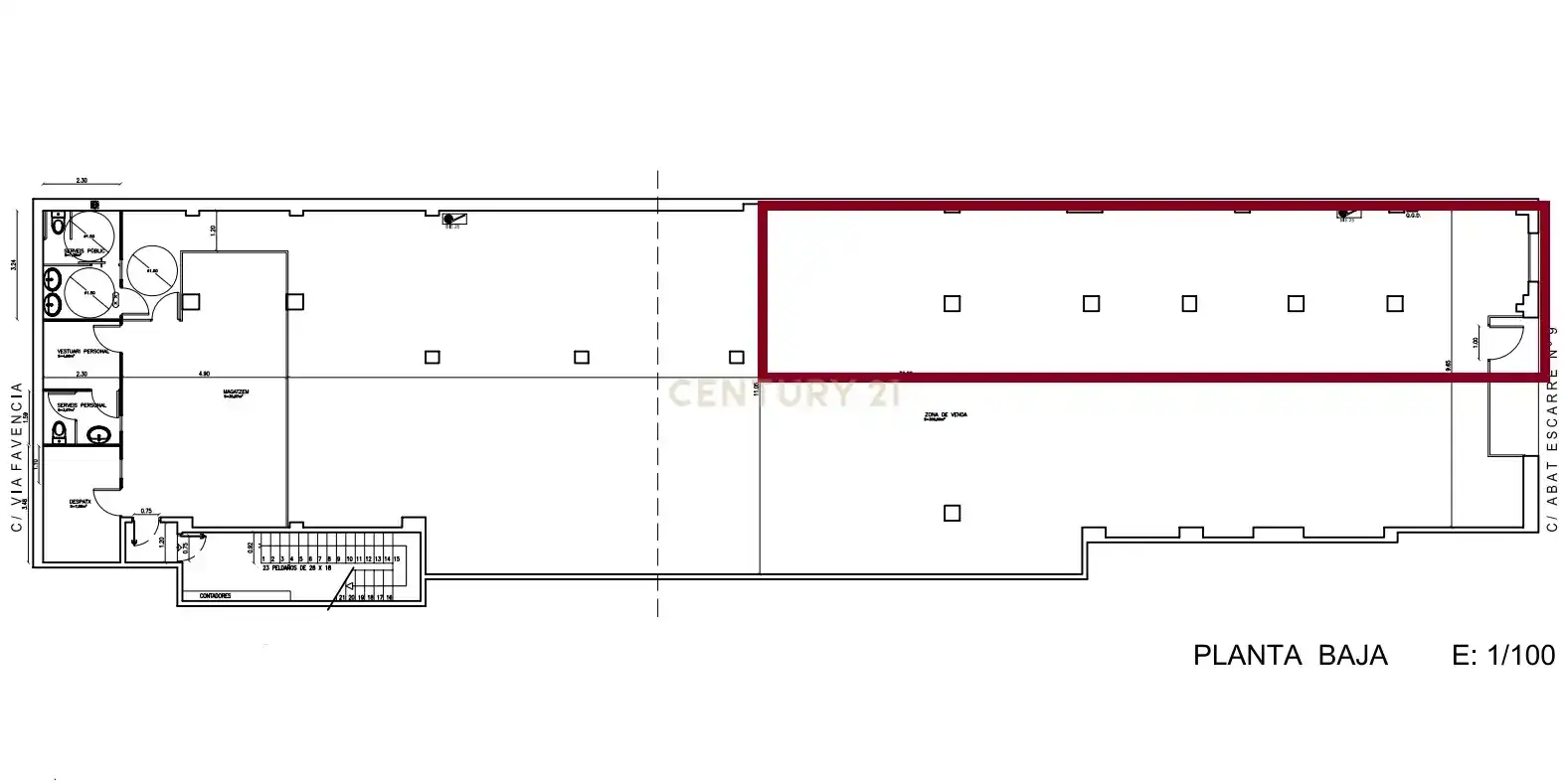 Gewerbefläche zum Verkauf in ABAT ESCARRE 9