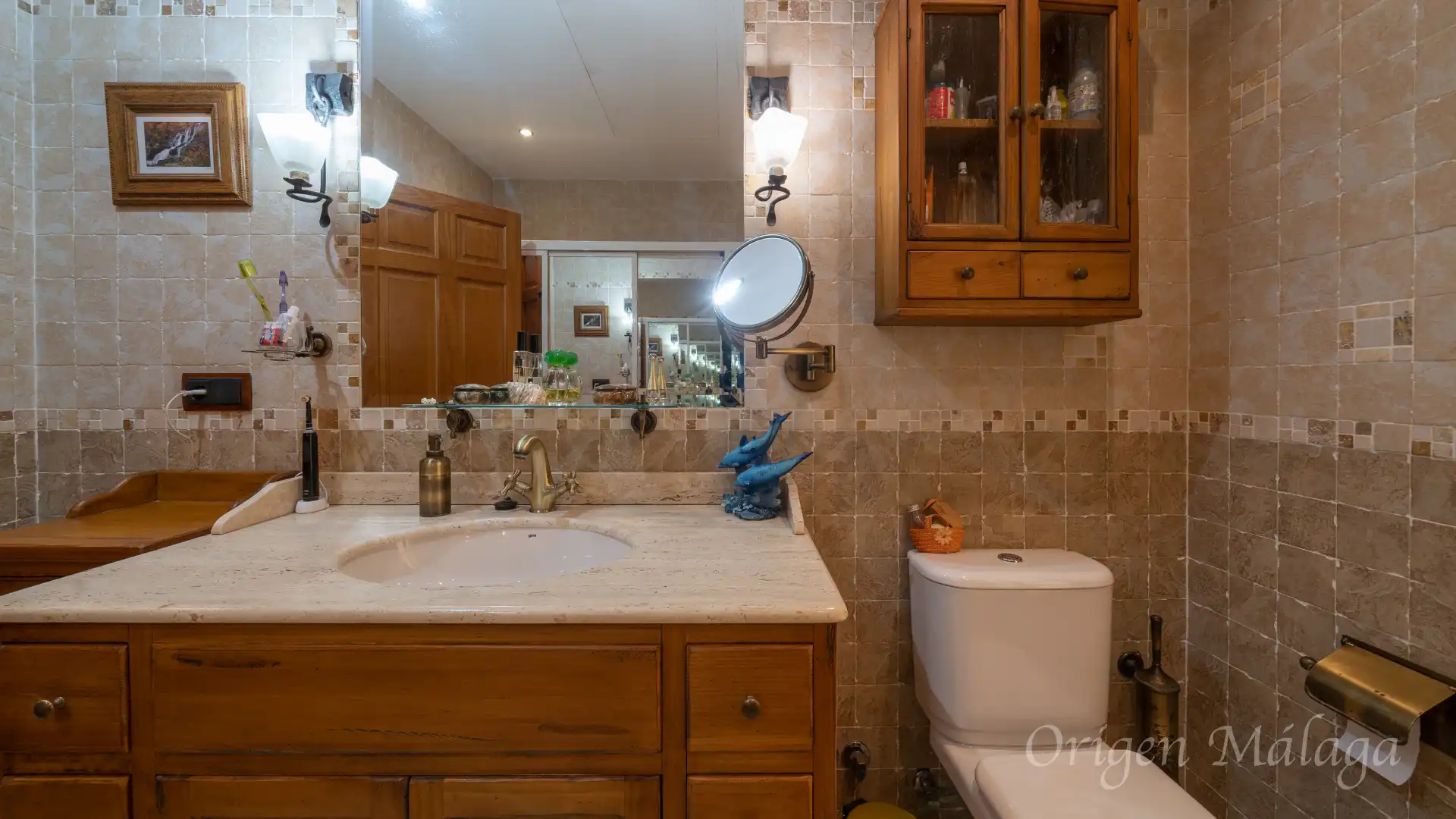 Baño de Casa o chalet en venta en Alhaurín de la Torre con Aire acondicionado, Calefacción y Jardín privado