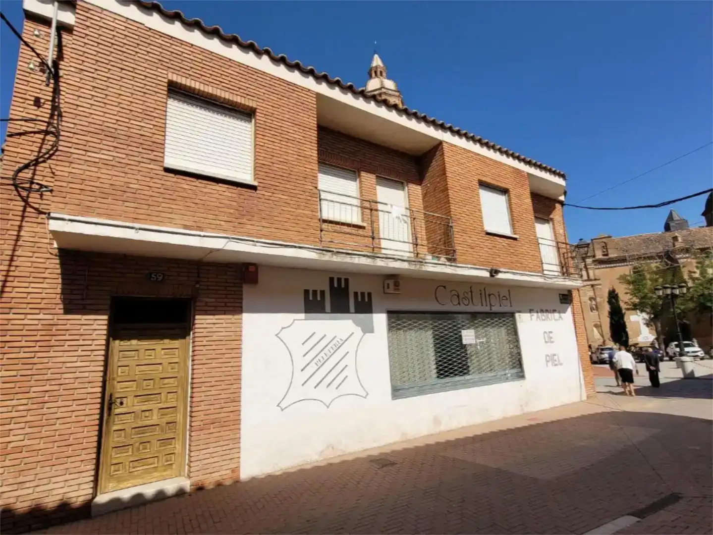 Vista exterior de Pis en venda en Alaejos amb Balcó