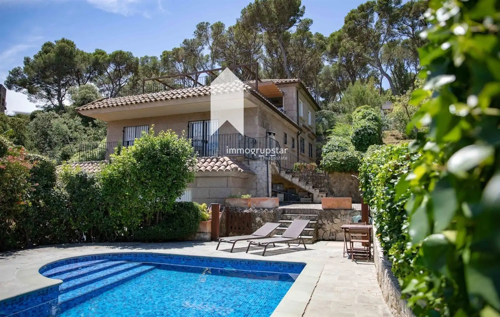 Garden of Houses for sale in Calonge i Sant Antoni  with Heating, Terrace and Swimming Pool