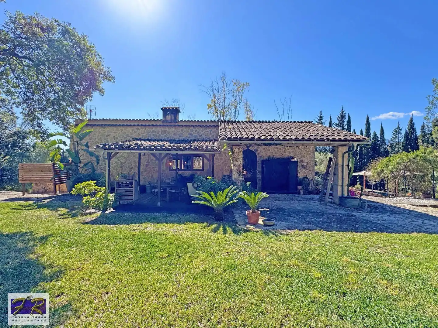 Jardín de Finca rústica en venta en Búger con Aire acondicionado, Terraza y Trastero