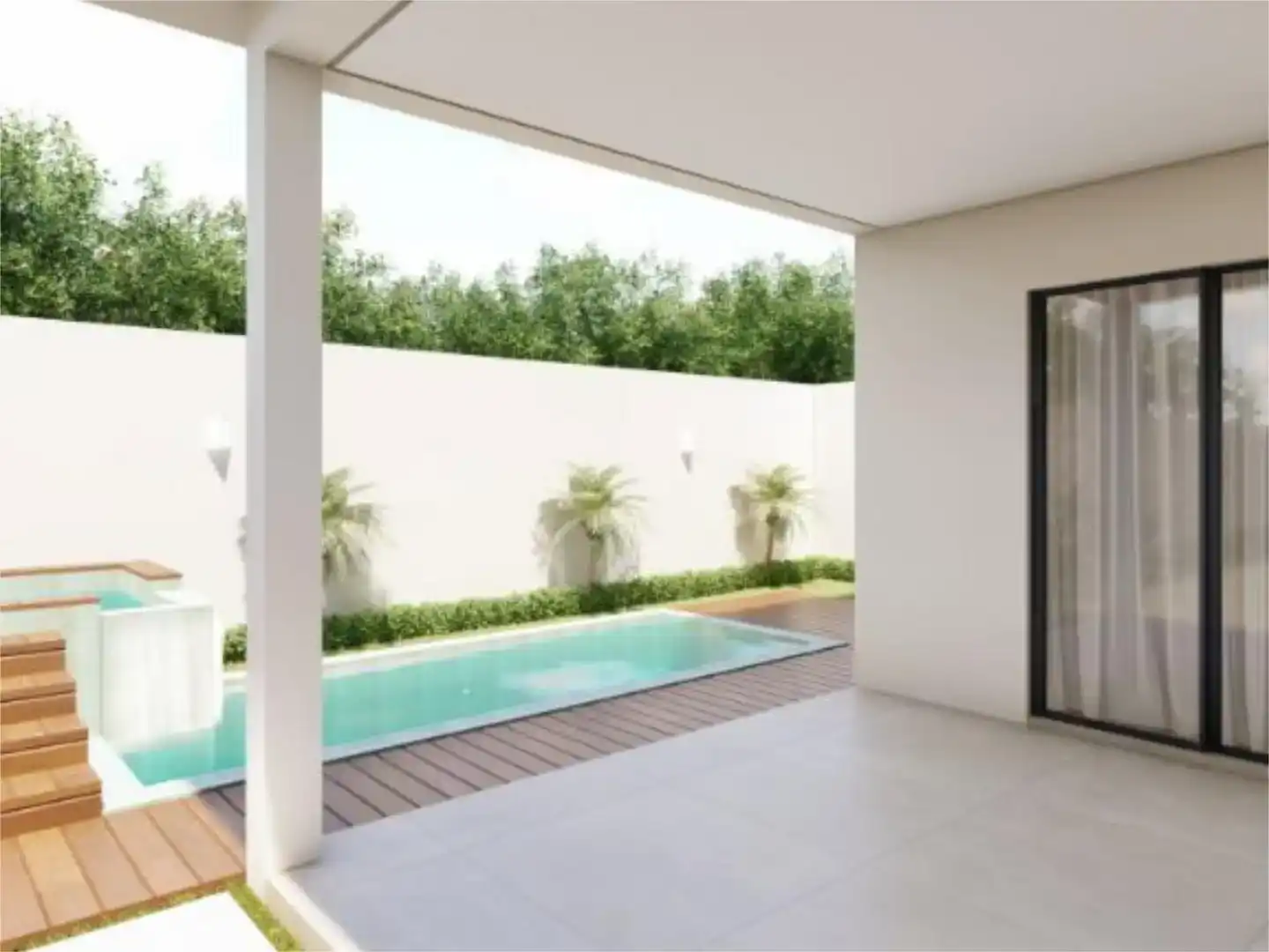 Swimming pool of Houses for sale in Ayamonte  with Air Conditioner, Swimming Pool and Balcony