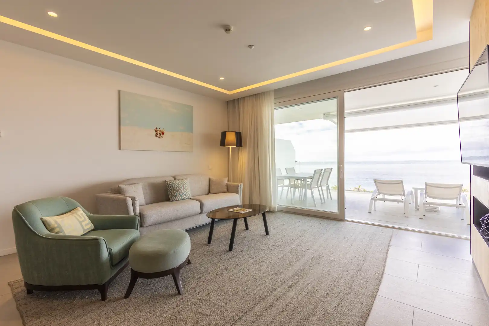 Wohnzimmer von Wohnungen zum Verkauf in Adeje mit Klimaanlage, Terrasse und Abstellraum