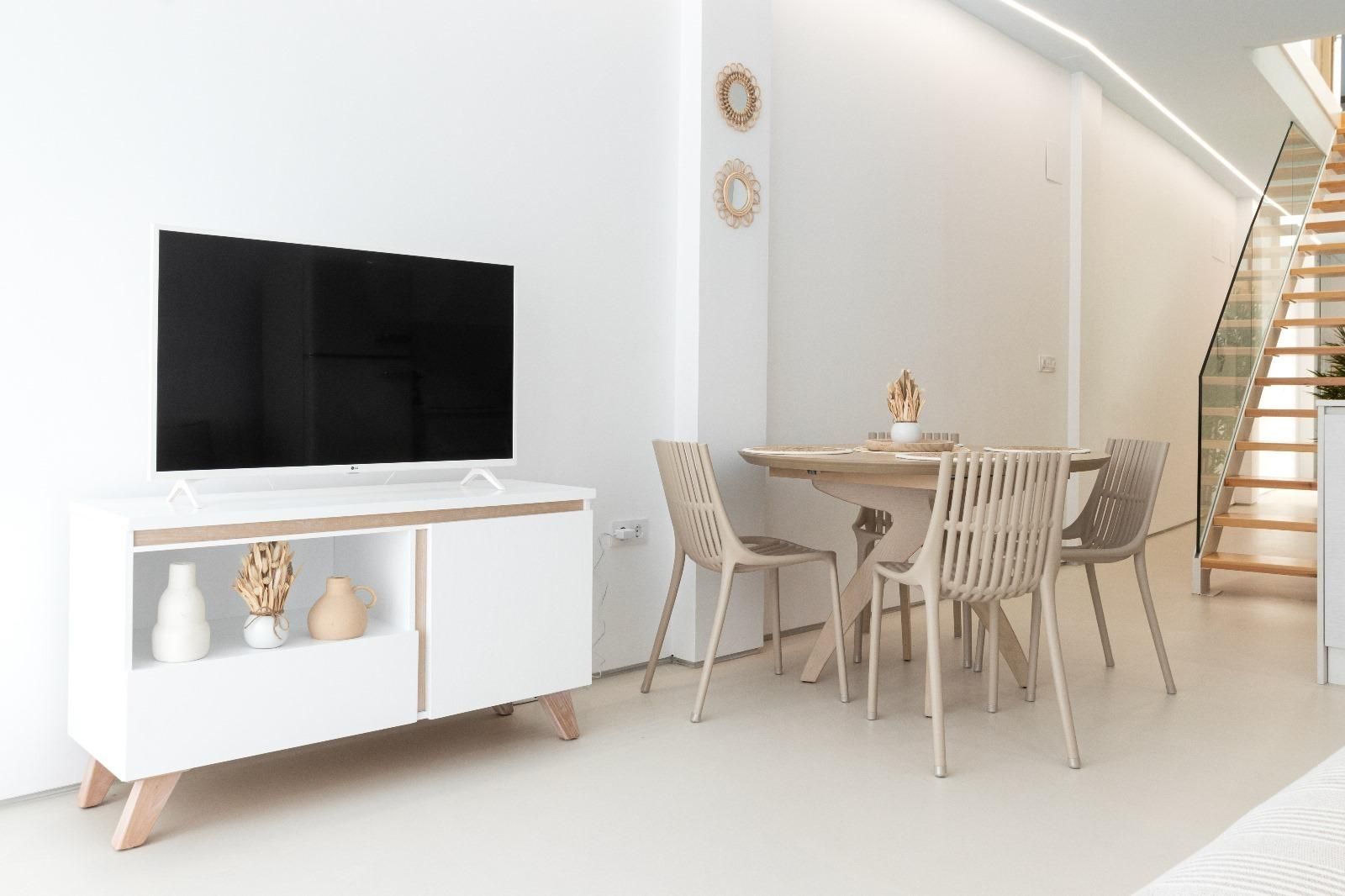 Sala de estar de Apartamento de alquiler en Gandia con Terraza, Piscina y Balcón