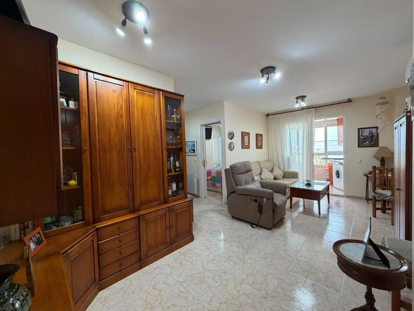 Sala d'estar de Apartament en venda en La Manga del Mar Menor amb Aire condicionat, Calefacció i Balcó