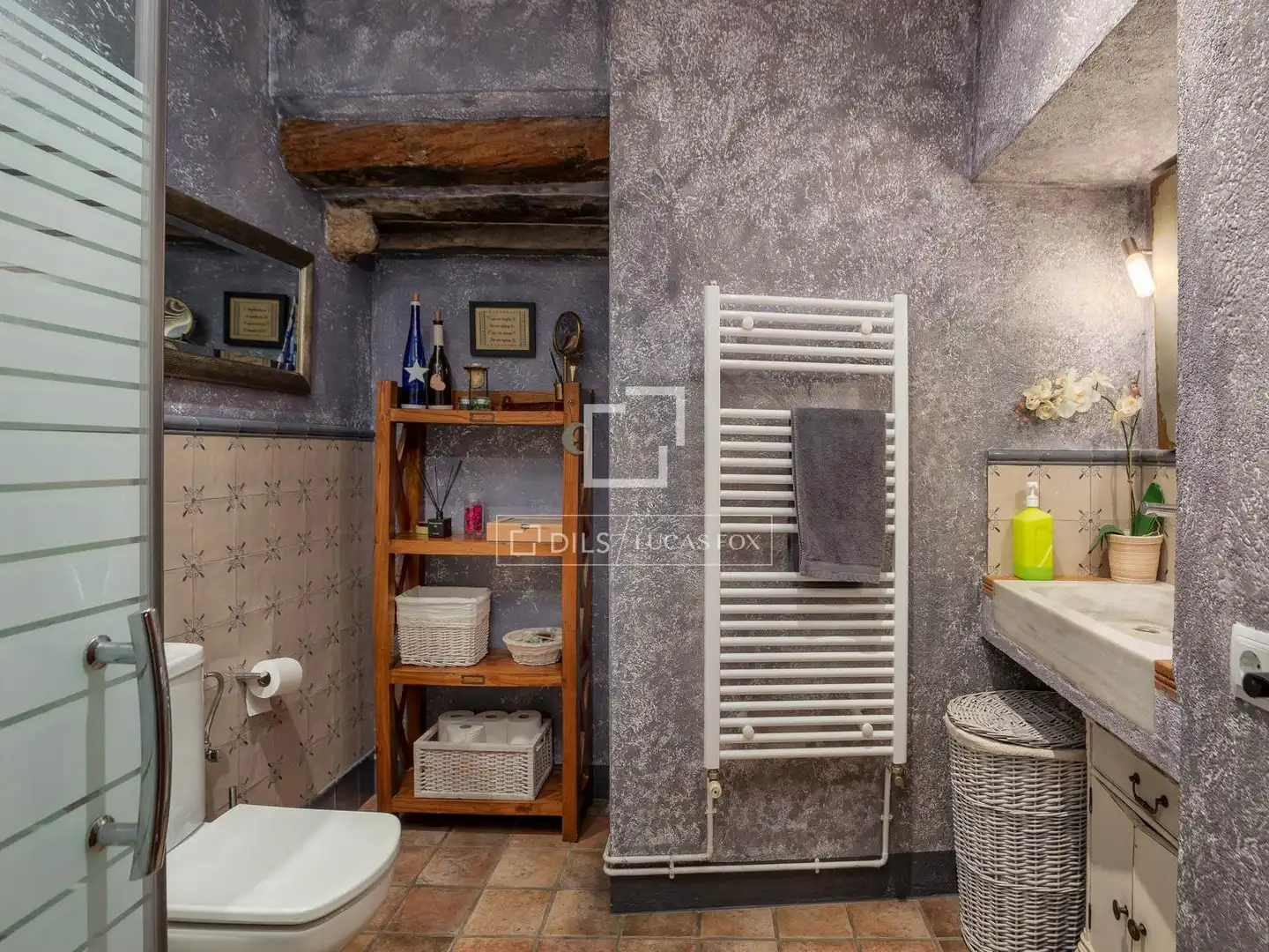 Baño de Finca rústica en venta en Arbúcies con Aire acondicionado, Calefacción y Jardín privado