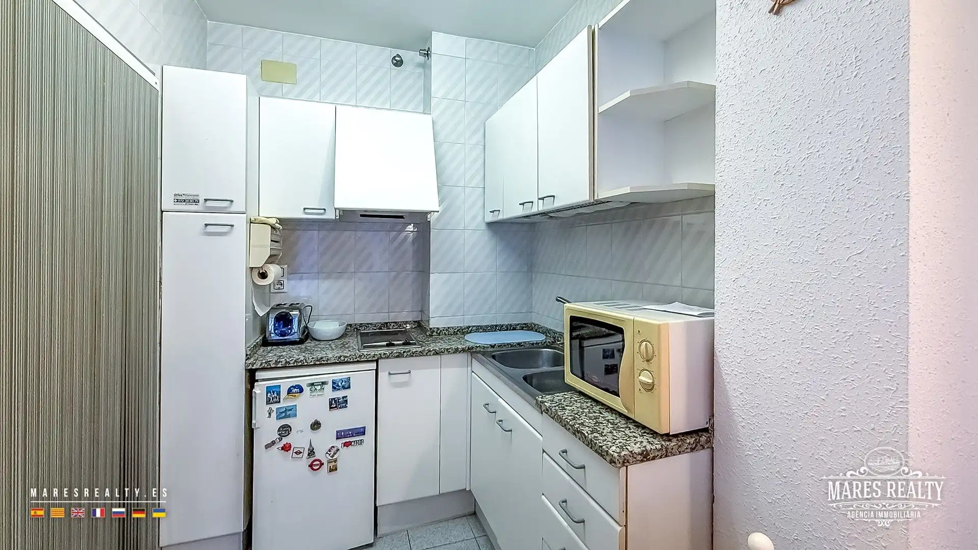 Kitchen of Flat for sale in Lloret de Mar  with Air Conditioner, Heating and Furnished