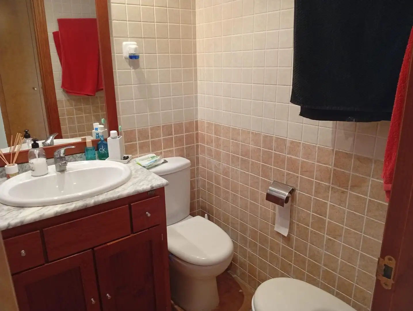 Bathroom of Apartments for sale in Vera  with Air Conditioner, Private garden and Terrace