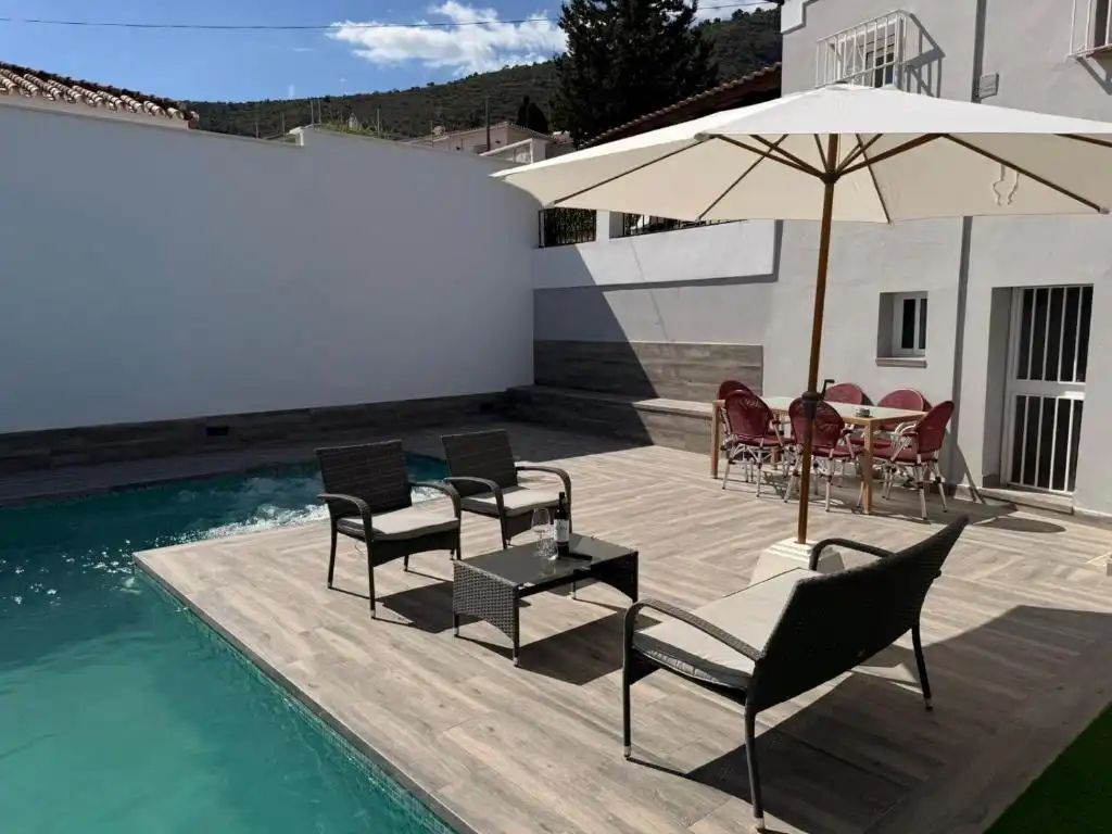 Villa mit Pool zur Miete in Manantiales - Lagar - Cortijo, imagen 4