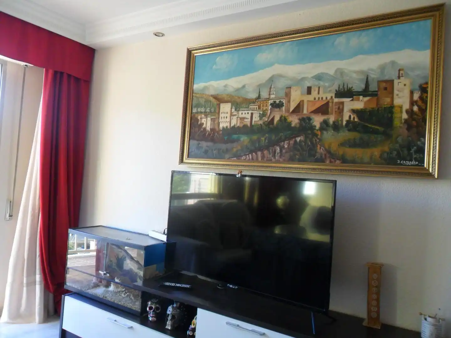 Living room of Flat for rent in Granada  with Terrace and Furnished
