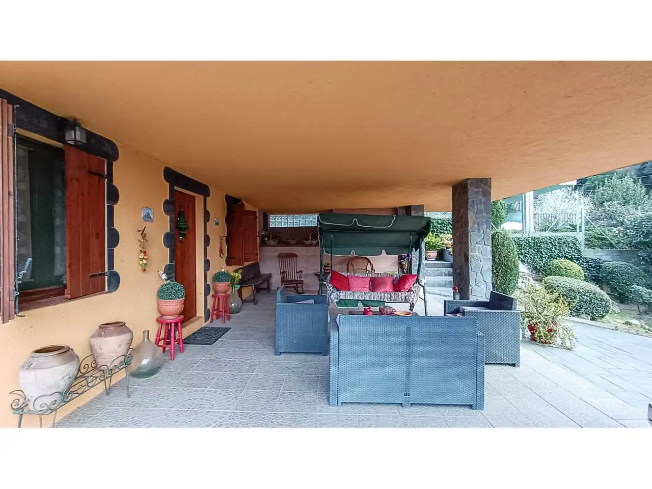 Terrassa de Casa o xalet en venda en Llinars del Vallès amb Aire condicionat, Calefacció i Jardí privat