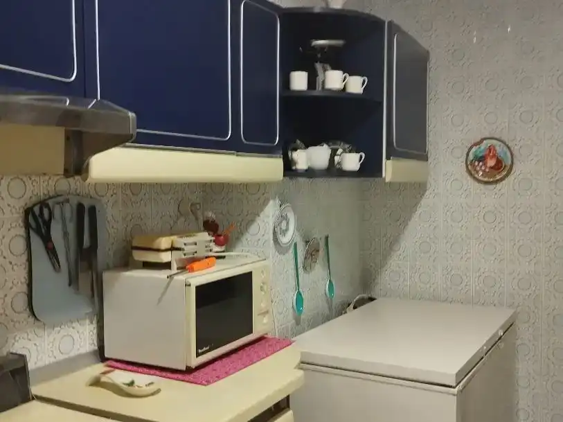 Cuina de Pis de lloguer en Marmolejo amb Aire condicionat i Moblat