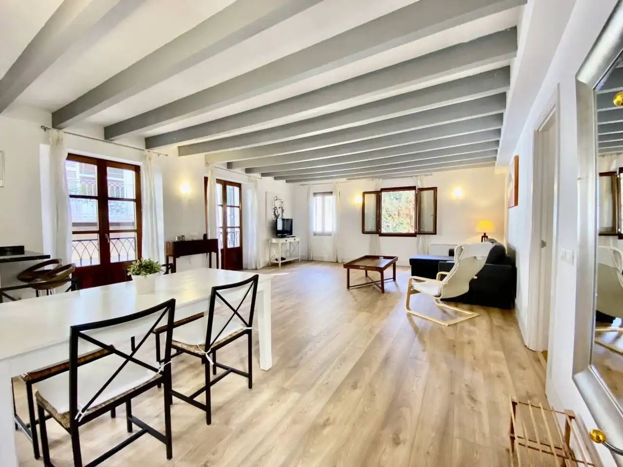 Sala d'estar de Pis en venda en  Palma de Mallorca amb Aire condicionat, Calefacció i Parquet