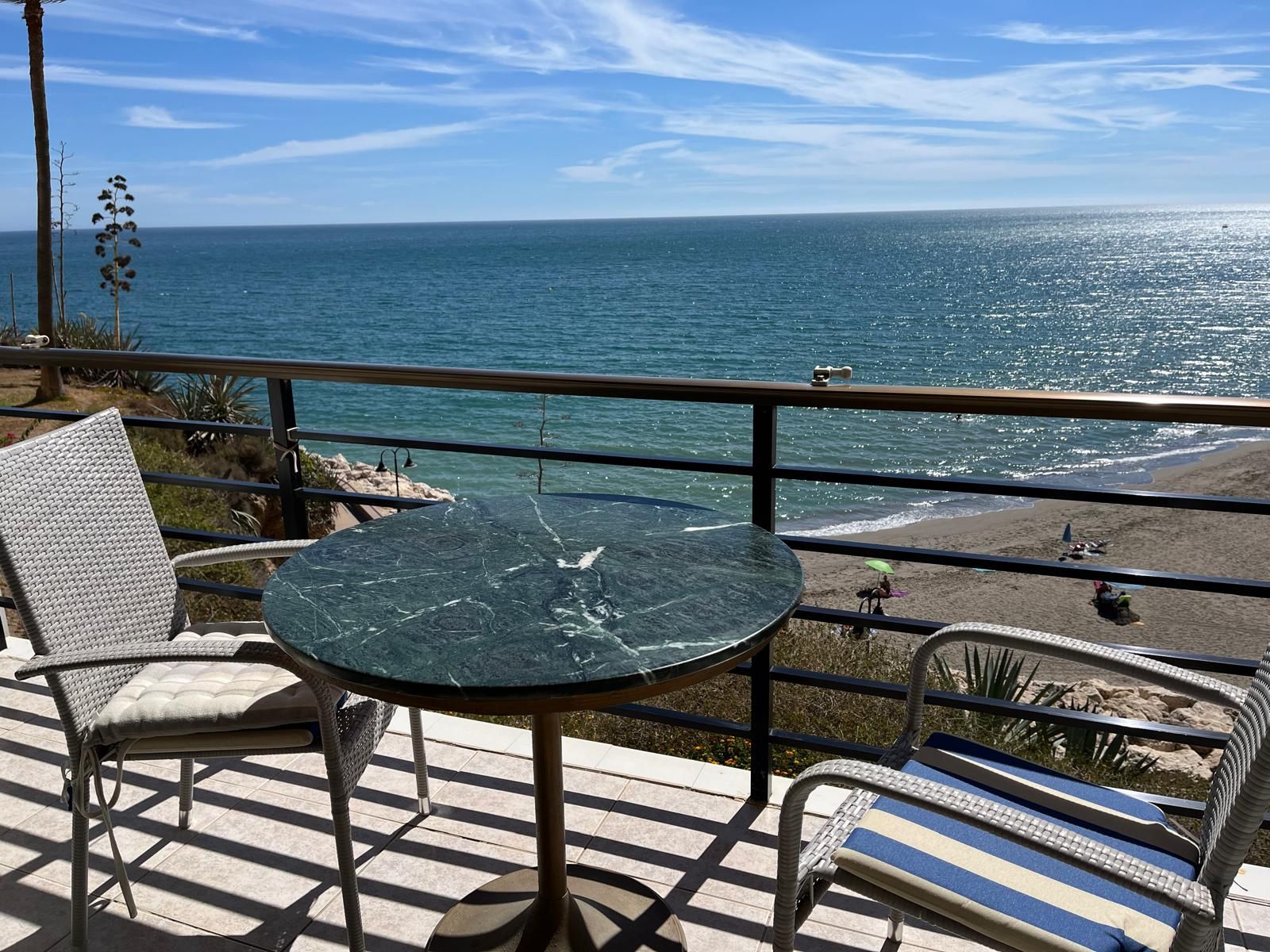 Terrassa de Estudi de lloguer en Torremolinos amb Aire condicionat, Terrassa i Moblat