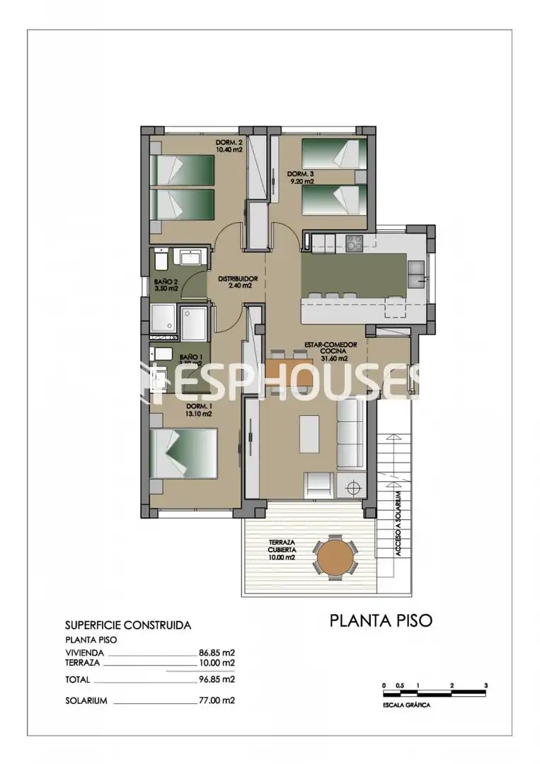 Bungalow amb terrassa en venda a San Miguel de Salinas, imagen 24