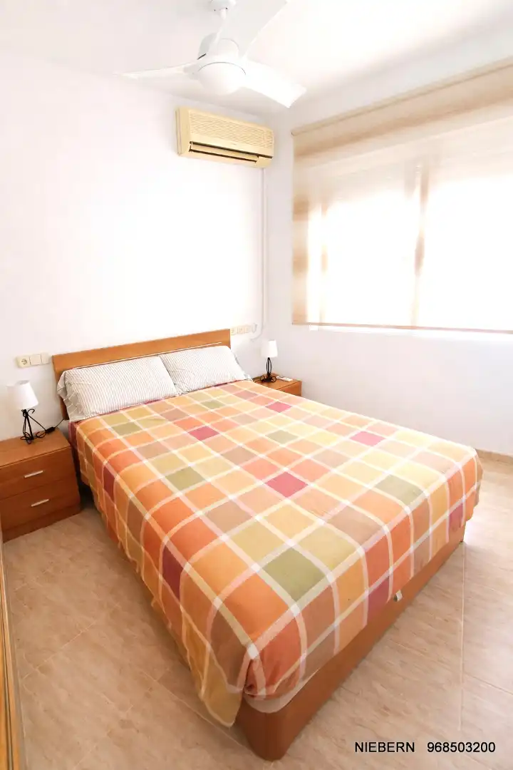 Schlafzimmer von Einfamilien-Reihenhaus zur Miete in La Unión mit Klimaanlage, Terrasse und Möbliert