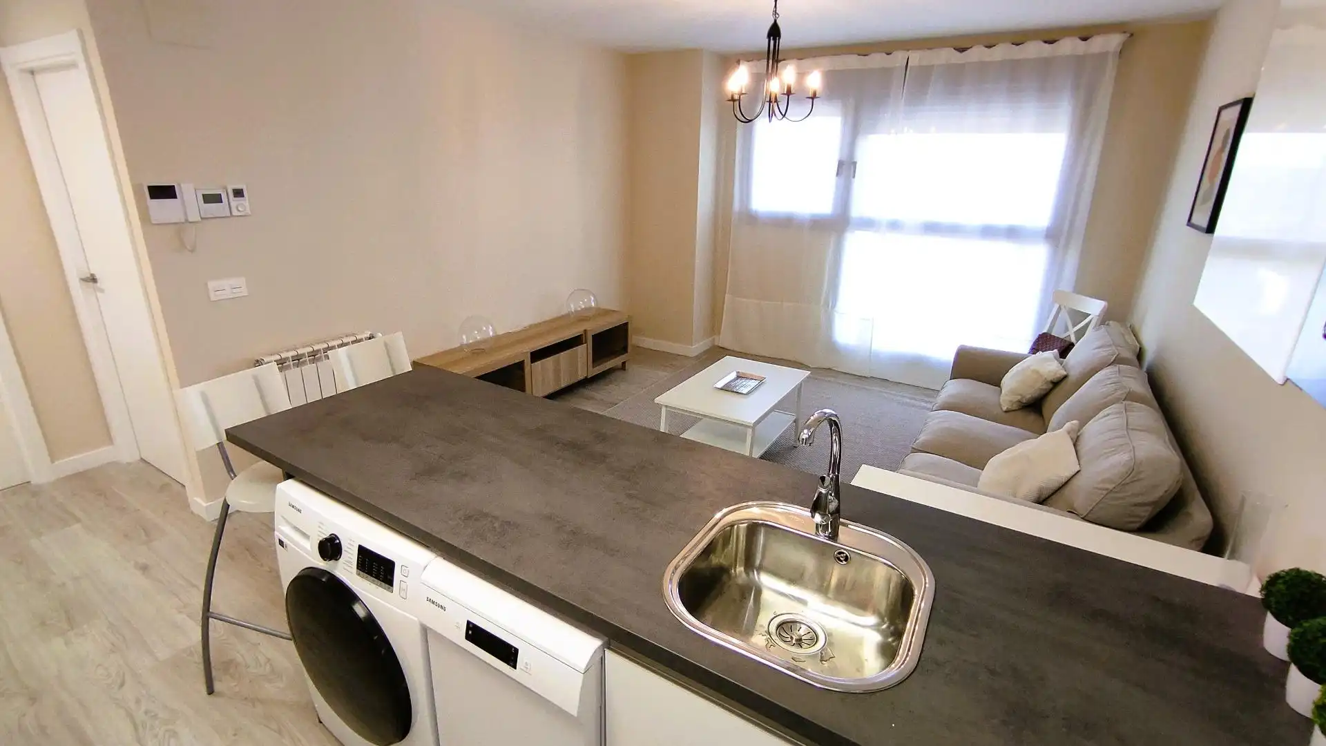 Kitchen of Apartments for rent in Badajoz  with Air Conditioner, Heating and Furnished