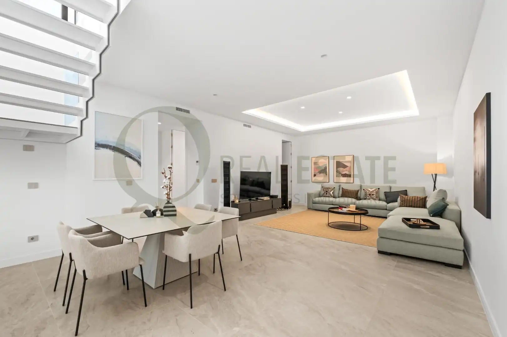 Sala de estar de Casa o chalet en venta en Benidorm con Aire acondicionado, Calefacción y Jardín privado