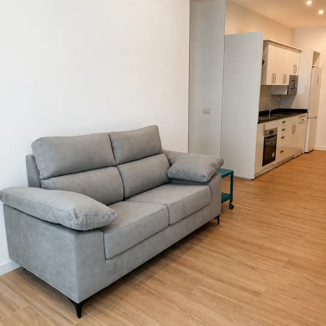 Wohnzimmer von Wohnung zur Miete in Medio Cudeyo mit Heizung, Möbliert und Ofen