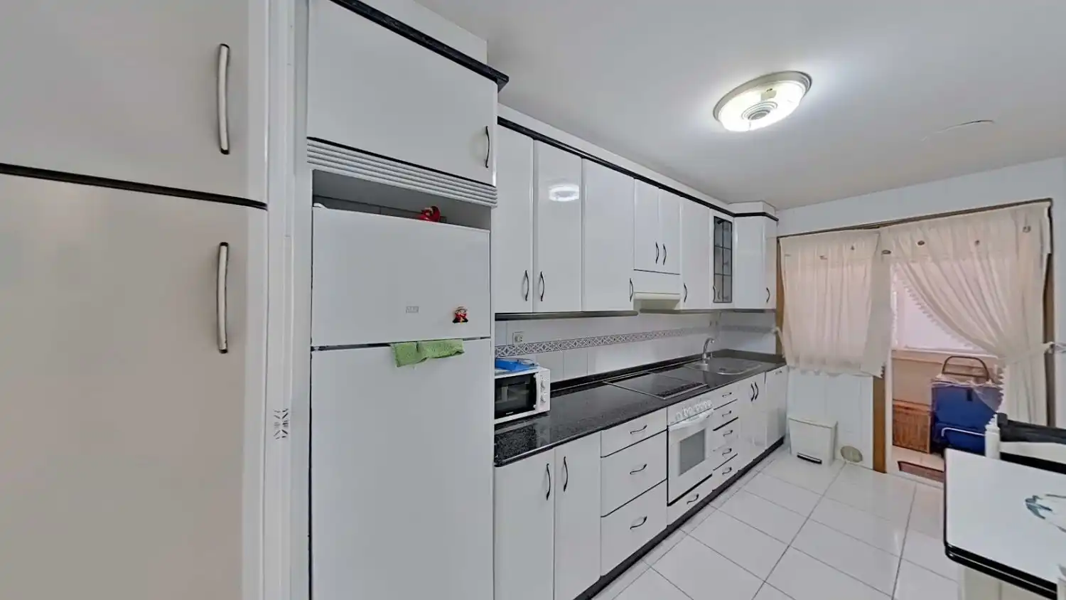 Kitchen of Flat for sale in A Coruña Capital   with Heating, Storage room and Balcony