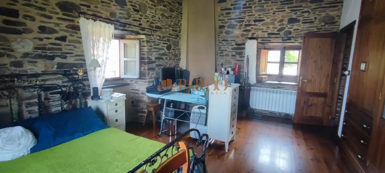 Cuina de Finca rústica en venda en Valdoviño amb Calefacció, Jardí privat i Terrassa