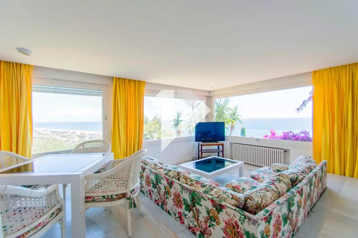 Living room of Houses for sale in Castelldefels  with Private garden, Terrace and Community pool